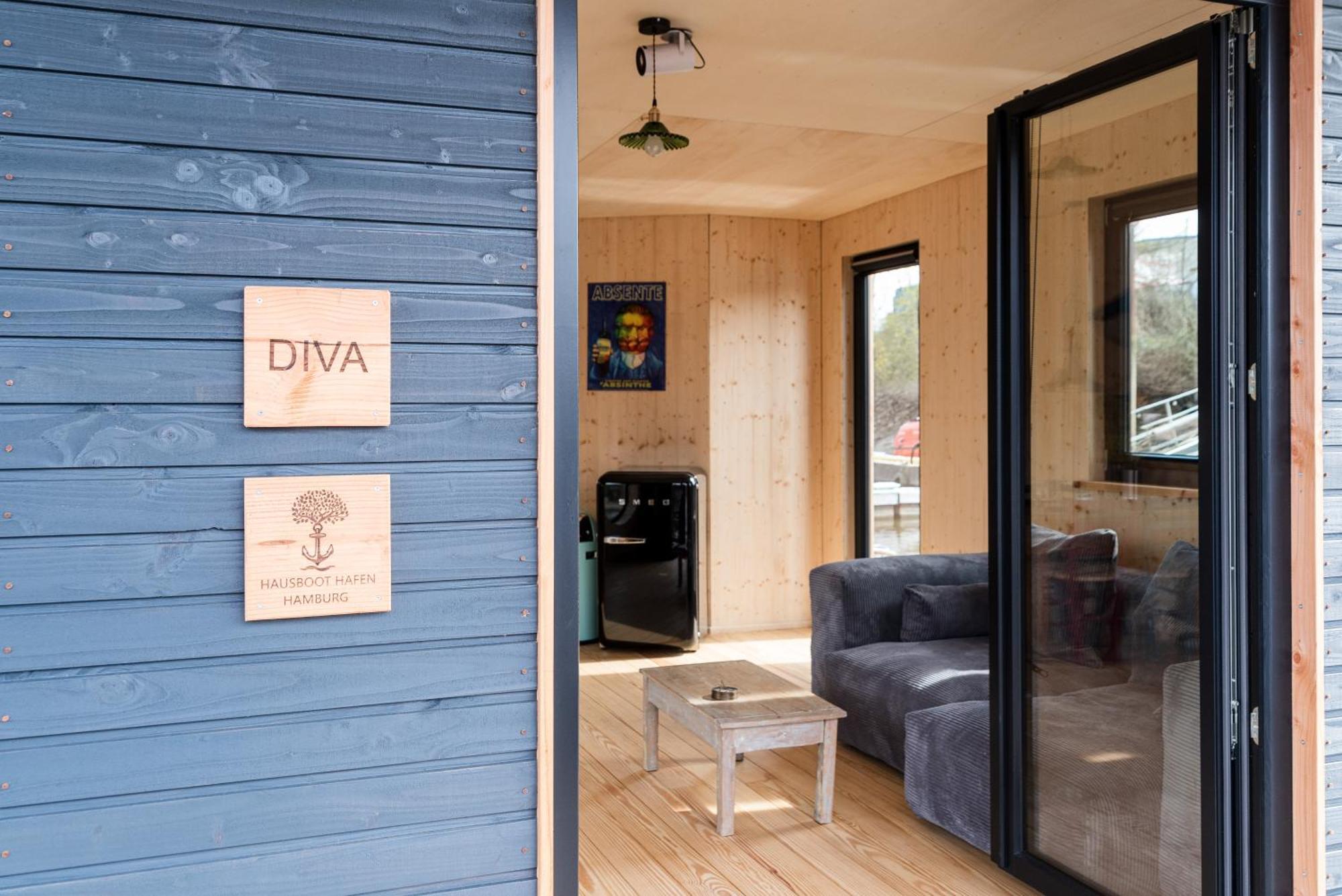 Komfort-Hausboot Diva Mit Kamin 함브루크 외부 사진